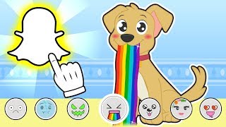 BABY PETS 👻📱 Max se hace fotos con Snapchat  Dibujos animados infantiles [upl. by Kristyn]