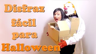 El mejor disfraz de Halloween de última hora  disfraces rapidos facil con cosas de casa Isa ❤️ [upl. by Kendrah]