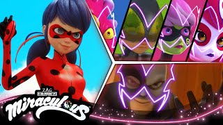 MIRACULOUS  😈 AKUMATIZED  Compilation 1 🐞  SEASON 4  Tales of Ladybug and Cat Noir [upl. by Sherwood41]