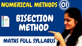 Introduction to Bisection MethodNumerical MethodsBCADream Maths [upl. by Obala]