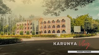 Karunya University Vlog🤩📍COIMBATOREKARUNYA INSTITUTE OF TECHNOLOGY AND SCIENCESFULL CAMPUS REVIEW [upl. by Annocahs975]