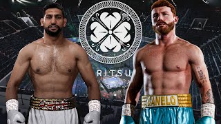 Amir Khan vs Canelo Alvarez  Undisputed ESBC Gameplay [upl. by Ellissa689]