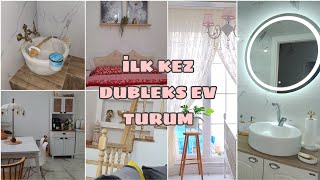 İLK KEZ DUBLEKS EV TURUM 🏡 MİSAFİR SOFRAM [upl. by Montano297]