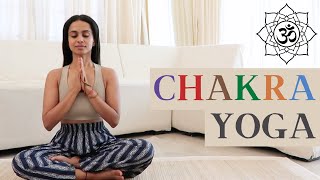 Chakra Yoga 🕉️  Balance Your 7 Chakras  Asanas and Meditation  Indian Yoga [upl. by Lolanthe]