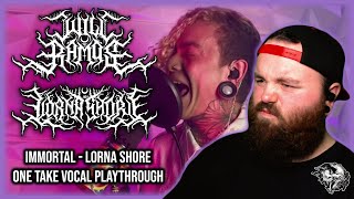 INSANE VOCALS  Will Ramos  Immortal Lorna Shore One Take REACTION [upl. by Toback998]