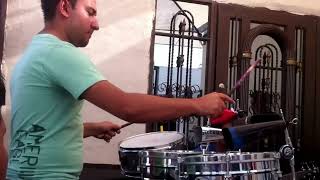 La SONORA DINAMITA ensayando  oscar jimenez en los timbales [upl. by Sakul]