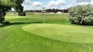 Golf de MaisonsLaffitte  drone aerial video  hole02 [upl. by Suoivart]