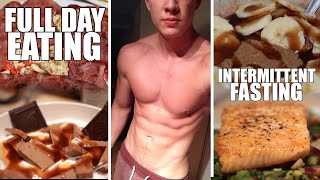 Full Day Of Eating While Cutting w Intermittent Fasting Rest Day [upl. by Anoirtac]