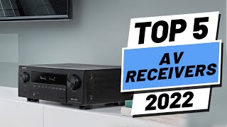 Top 5 BEST AV Receivers of 2022 [upl. by Ivie446]