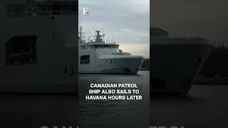 US Canada amp Russian Vessels Docked In Cuba At The Same Time  Subscribe to Firstpost [upl. by Delcine]