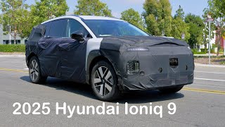 3 Rows 2025 Hyundai Ioniq 9 spotted in US [upl. by Banks942]