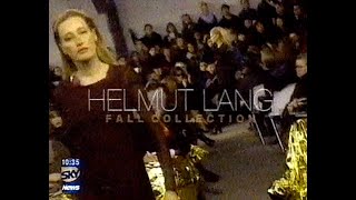 Helmut Lang Fall 1996 Fashion TV [upl. by Stefa760]