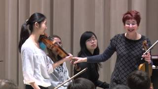 Violin Masterclass with Mimi Zweig on Meditation from Thais [upl. by Kym]