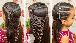 Peinado Fácil Para Cabello Largo [upl. by Nolubez]