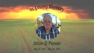 Johan Penner Funeral April 29 2024 [upl. by Asinet]