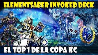 ELEMENTSABER INVOKED FUSION DECK  ¡EL MEJOR DECK DE LA COPA KC  DUEL LINKS [upl. by Durstin473]