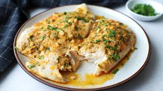 Garlic Butter Baked Tilapia [upl. by Gilroy450]