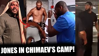 Khamzat Chimaev TRAINING With Jon Jones for Whittaker Fight Alex Pereira Kamaru Usman [upl. by Cianca]