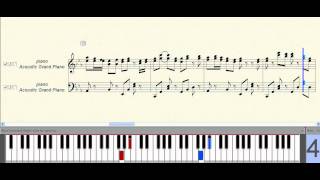 Hikari no Senritsu  Kalafina  Music Piano Sheet [upl. by Nauhs]