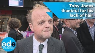 Toby Jones thankful for his lack of hair [upl. by Mccall]