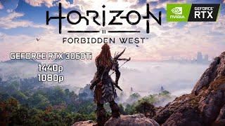 RTX 3060 Ti  Ryzen 5 3600  Horizon Forbidden West Benchmarks  1440p amp 1080p [upl. by Heinrik]