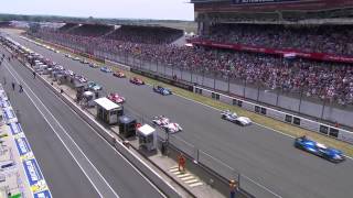 24 Hours of Le Mans 2015  Race highlights from 1pm to 3pm [upl. by Idnem]