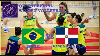 🔴 Live BRAZIL vs DOMINICAN REP  QuarterFinal Women Volleyball Paris 2024 Olympic Games [upl. by Chilton218]