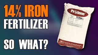 14 Iron Fertilizer [upl. by Nwahsed]