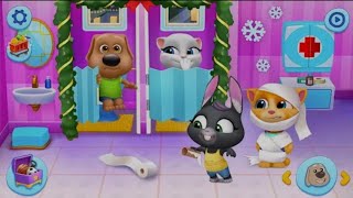 My talking tom friends game playDo you like this game please subscribe my channeltalk145 games [upl. by Barthol282]