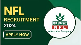 NFL Recruitment 2024  CA  CMA  Fresher Jobs [upl. by Mano297]