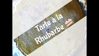 Recette de la tarte a la rhubarbe ♥ [upl. by Lalita]