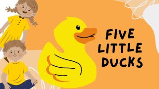 Five Little Ducks  Kids Songs  Super Simple Songs  5 ትንንሽ ዳክዬ  የልጆች መዝሙር  Ye Lijoch Mezemur [upl. by Nnylaehs835]