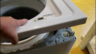 How to replace suspension rods on an Amana washer [upl. by Nilrem]