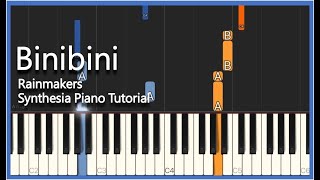 Binibini Synthesia Piano Tutorial [upl. by Tiffany727]