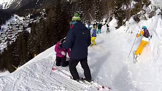 L ultimo Spinalediscesa della direttissima di Madonna di Campiglio con lo Iape Marzo 2015 [upl. by Ifill]