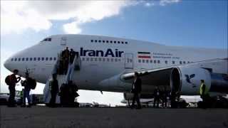 Iran Air 747SP Farewell  Sightseeing Flight [upl. by Yrod]