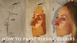 How to Paint Flesh Colours Using the Zorn Palette [upl. by Arreit270]