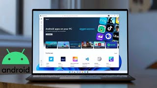 Apps de ANDROID ya se pueden instalar en Windows 11 💯 Juegos y más 😱 [upl. by Eceinart]