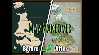 Mapmakeover  Adroya continent [upl. by Annais]