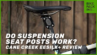 Do Suspension Seat Posts Work Cane Creek eeSilk Review [upl. by Ilesara]