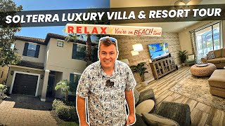 VACATION VILLA TOUR Solterra Resort Davenport Florida vacation home near Disney World amp Universal [upl. by Nataniel]