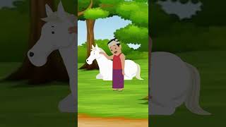 Abhimani Ghoda  One Minute Story  Cartoon  cartoonanimal [upl. by Xel]