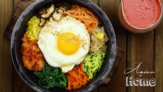 Dolsot Bibimbap Korean Stone Pot Bibimbap [upl. by Him]