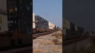 BNSF “Q” blasting thru Mazon on the Chillicothe Subdivision [upl. by Hayden]