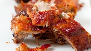 FallOffTheBone Oven Baked Ribs Recipe  How to Bake Ribs in the Oven [upl. by Wemolohtrab]