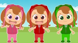 FINGER FAMILY with Colored Baby 👶 Nursery Rhymes for children [upl. by Mairam]