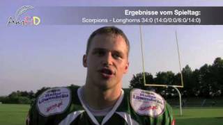 AmFiDTV GFL  Schwäbisch Hall Unicorns  Plattling Black Hawks 5927 [upl. by Ardelle]