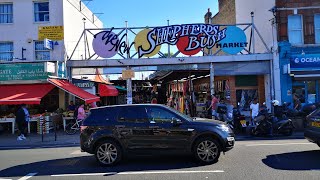 4K London Shepherds Bush Market Travel Vlog  West London🇬🇧 [upl. by Bocock880]