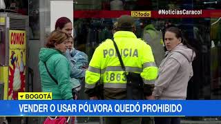 Aunque está prohibida en Bogotá venden pólvora hasta a domicilio [upl. by Egon63]