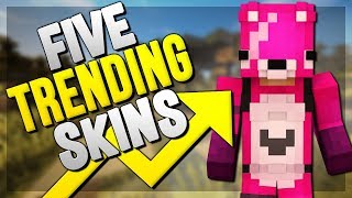 5 Trending Minecraft Skins Top Minecraft Skins [upl. by Ariait302]